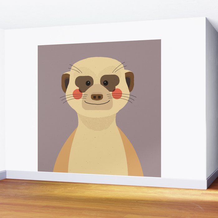 Meerkat, Animal Portrait Wall Mural Gallery Image 2