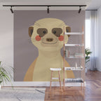 Meerkat, Animal Portrait Wall Mural Gallery Image 1
