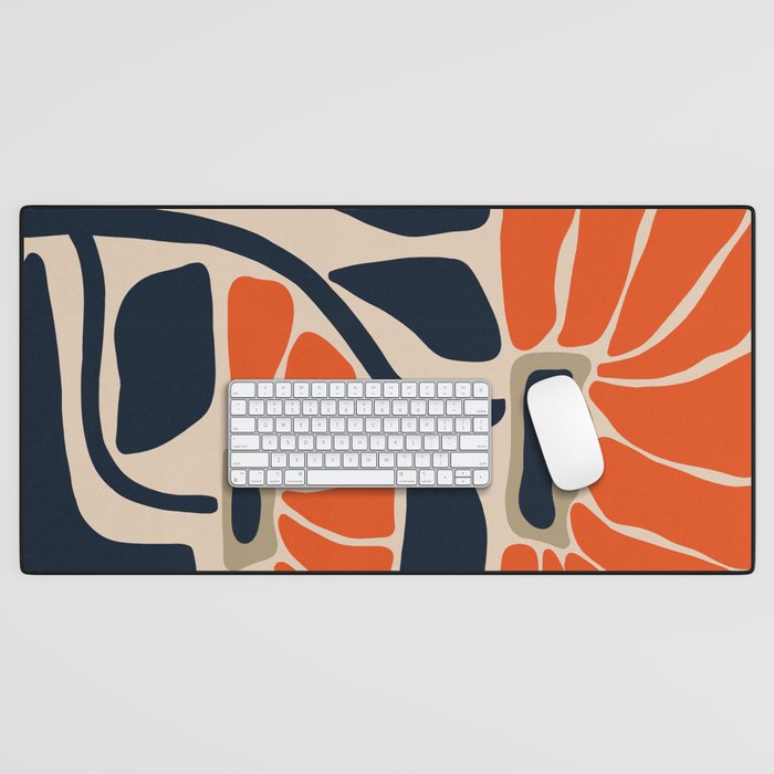 bold baby flower  Desk Mat Gallery Image 1