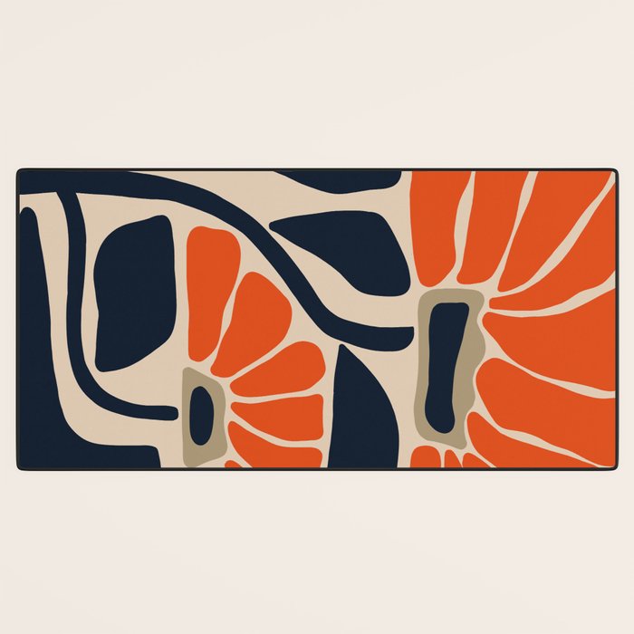bold baby flower  Desk Mat Gallery Image 3