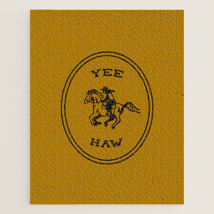 Yee Haw in Gold Jigsaw Puzzle Gallery Image 1