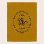 Yee Haw in Gold Poster Gallery Image 4
