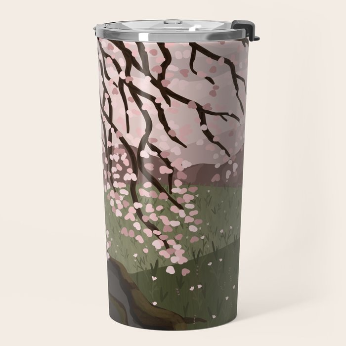 Almond Tree Travel Mug Gallery Image 2