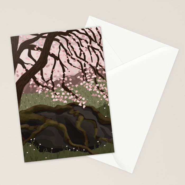 Almond Tree Stationery Card Gallery Image 2