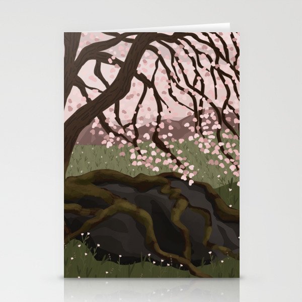 Almond Tree Stationery Card Gallery Image 1