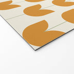 Spring Tulips V Orange Mid Century Flowers Welcome Mat Gallery Image 2