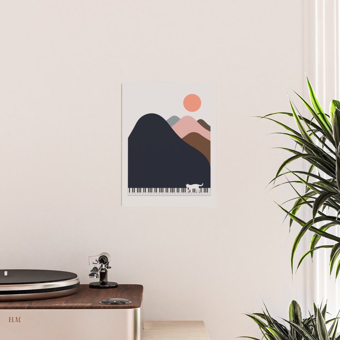 Cat Landscape 70 Poster Gallery Image 2