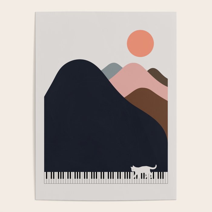 Cat Landscape 70 Poster Gallery Image 4