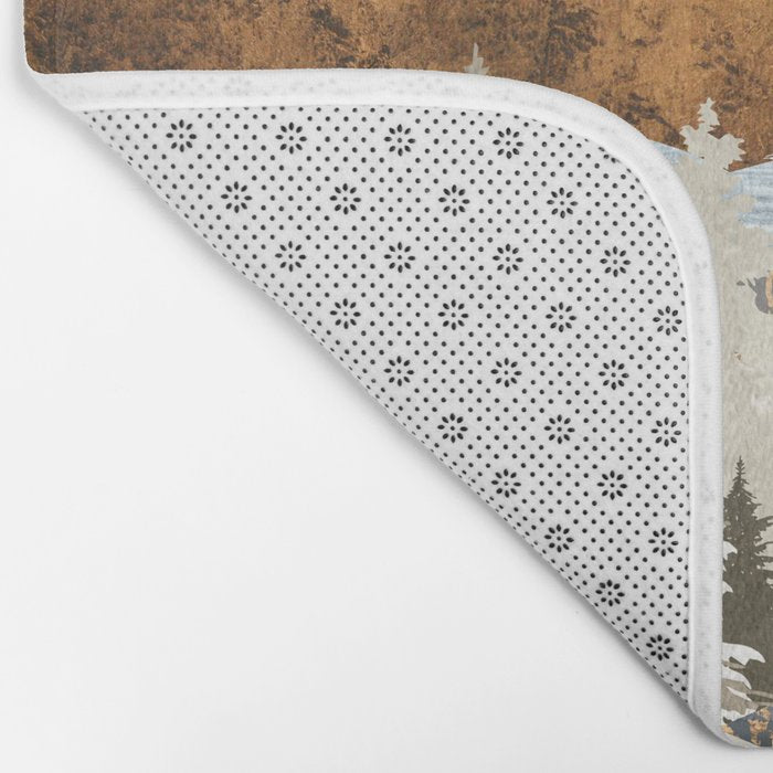 Winter Stars Bath Mat Gallery Image 2