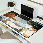 Winter Stars Desk Mat Gallery Image 2