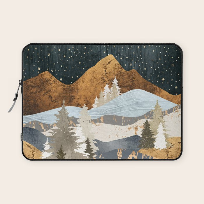 Winter Stars Laptop Sleeve Gallery Image 1