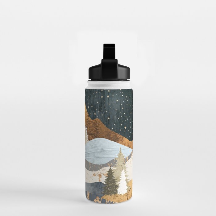 Winter Stars Water Bottle Gallery Image 2