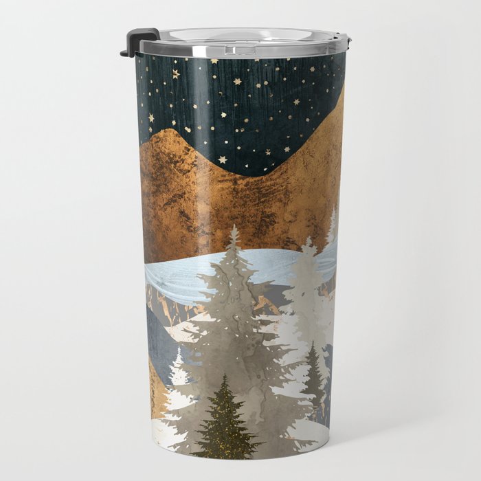 Winter Stars Travel Mug Gallery Image 3