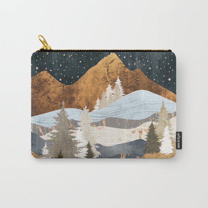 Winter Stars Carry All Pouch Gallery Image 1