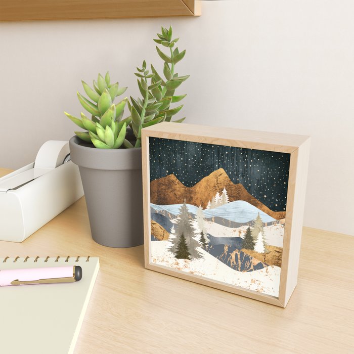 Winter Stars Mini Art Print Gallery Image 2