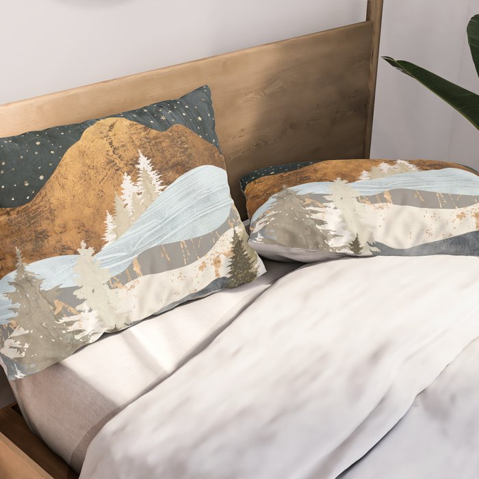 Winter Stars Pillow Sham Gallery Image 2