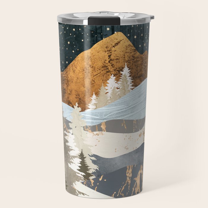 Winter Stars Travel Mug Gallery Image 1