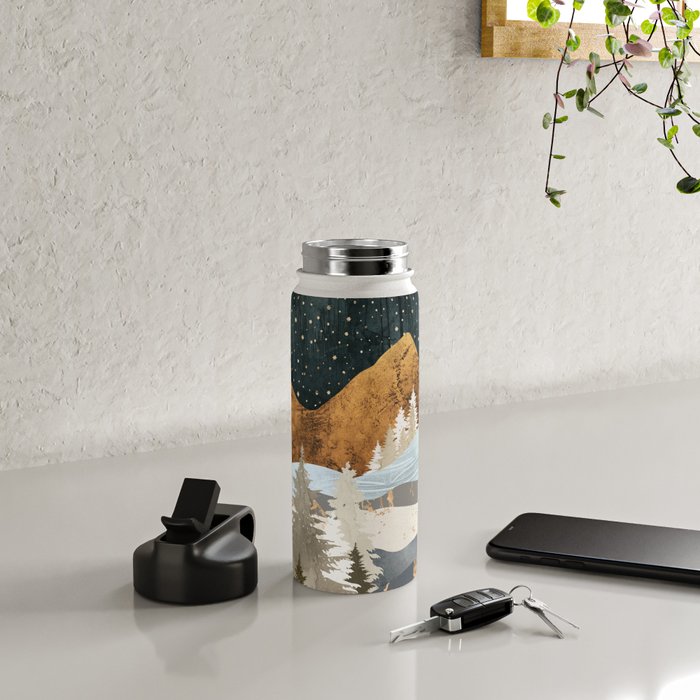 Winter Stars Water Bottle Gallery Image 4