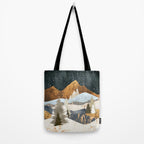 Winter Stars Tote Bag Gallery Image 2
