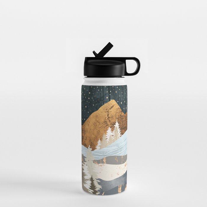Winter Stars Water Bottle Gallery Image 1