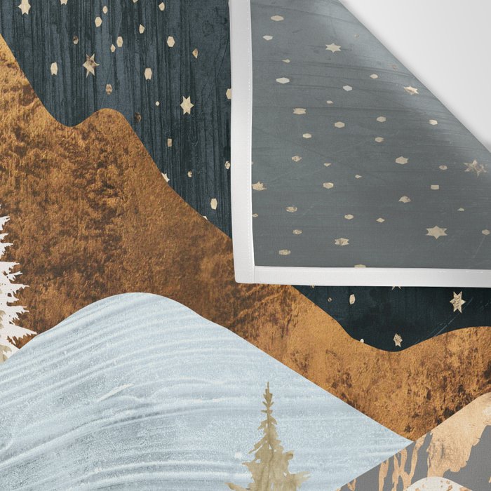 Winter Stars Wall Tapestry Gallery Image 3