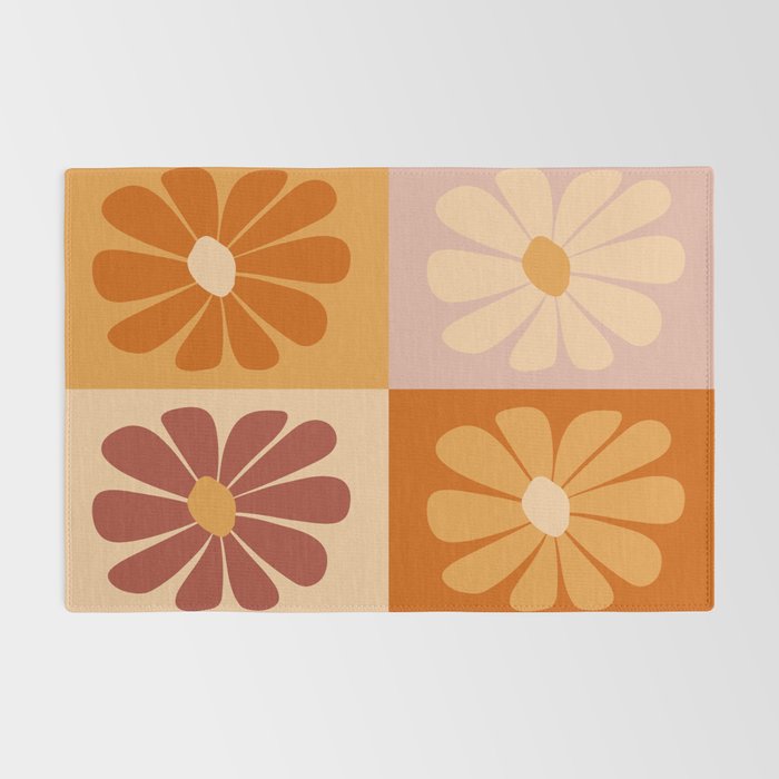 70's Daisy Bloom  Rug Gallery Image 2