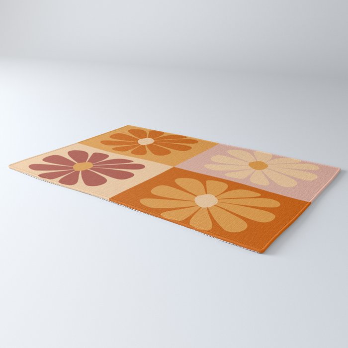 70's Daisy Bloom  Rug Gallery Image 3