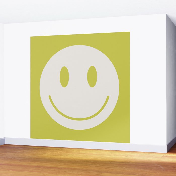 Happy Thoughts Lime Wall Mural Gallery Image 2
