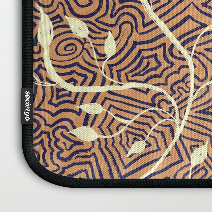 Classic Woodland Vines in Brown  Laptop Sleeve Gallery Image 3
