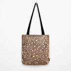 Classic Woodland Vines in Brown  Tote Bag Gallery Image 2