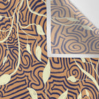 Classic Woodland Vines in Brown  Wall Tapestry Gallery Image 3