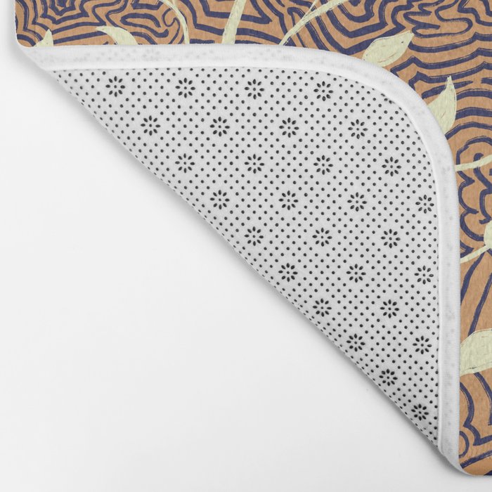 Classic Woodland Vines in Brown  Bath Mat Gallery Image 2