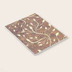Classic Woodland Vines in Brown  Notebook Gallery Image 3