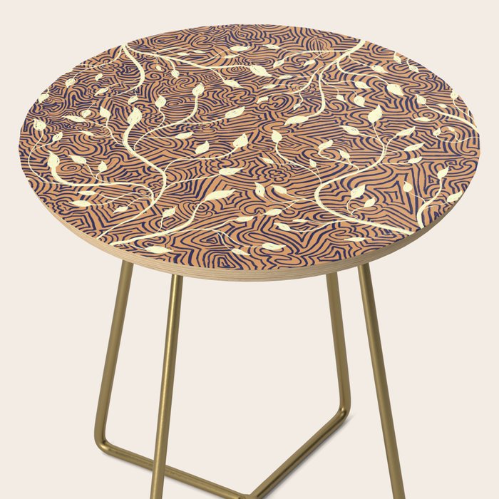 Classic Woodland Vines in Brown  Side Table Gallery Image 2