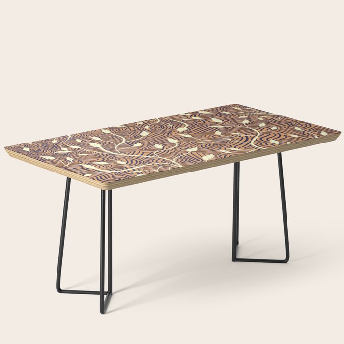 Classic Woodland Vines in Brown  Coffee Table Gallery Image 1