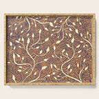 Classic Woodland Vines in Brown  Serving Tray Gallery Image 1