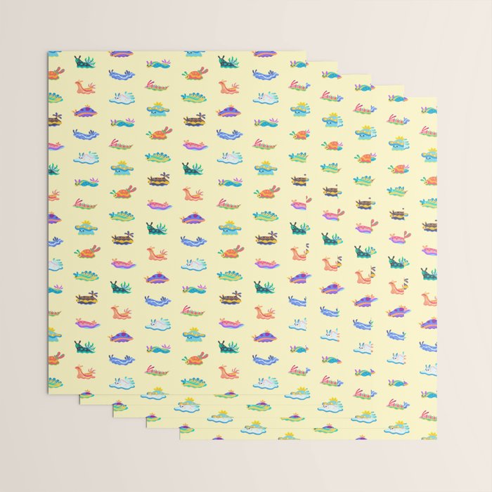 Sea slug Wrapping Paper Gallery Image 3