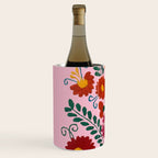 Mexican Blue Birds in Pink Wine Chiller Gallery Image 2
