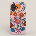 Mexican Blue Birds in Pink iPhone Case Gallery Image 1