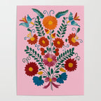 Mexican Blue Birds in Pink Poster Gallery Image 4