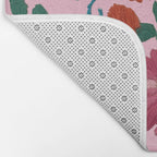 Mexican Blue Birds in Pink Bath Mat Gallery Image 2