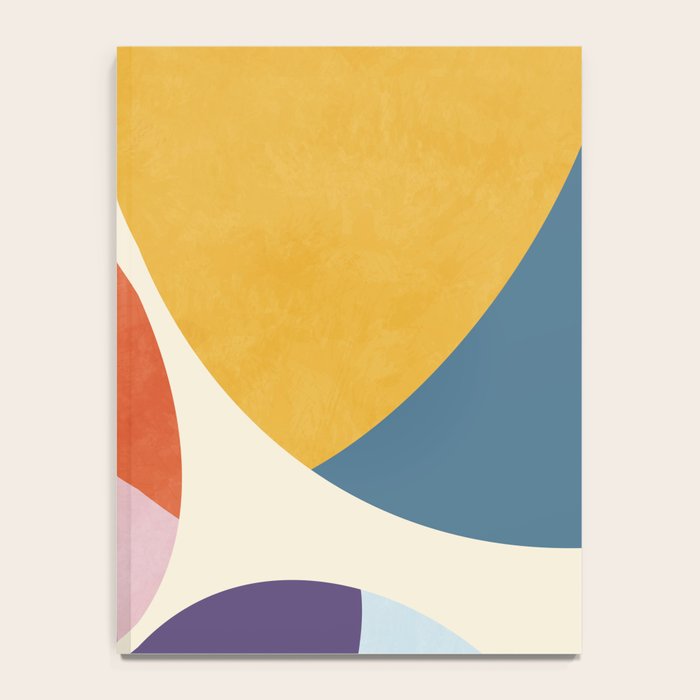 mid century modern semi-circles Notebook Gallery Image 4