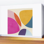 mid century modern semi-circles Wall Mural Gallery Image 2