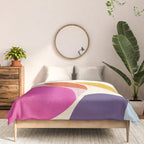 mid century modern semi-circles Comforter Gallery Image 3