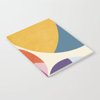 mid century modern semi-circles Notebook Gallery Image 2