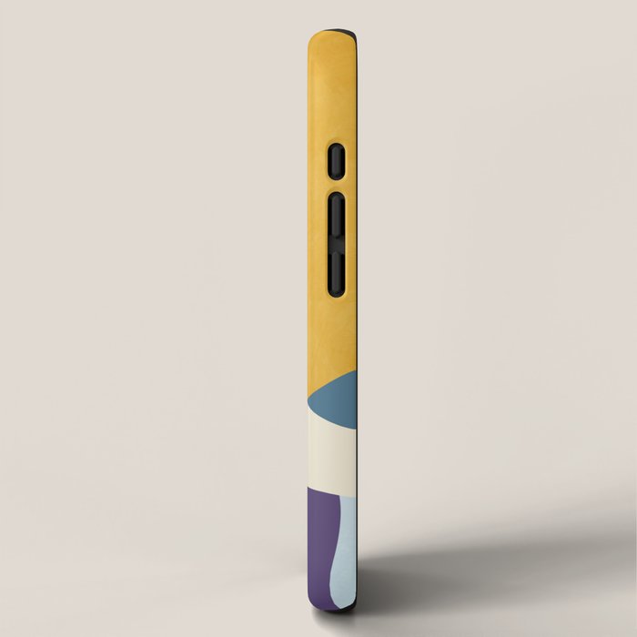 mid century modern semi-circles iPhone Case Gallery Image 2