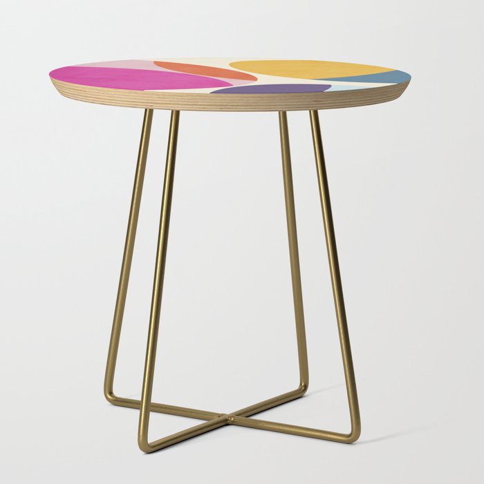 mid century modern semi-circles Side Table Gallery Image 1