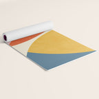 mid century modern semi-circles Yoga Mat Gallery Image 2
