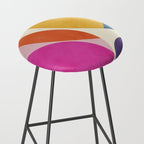 mid century modern semi-circles Stool Gallery Image 2