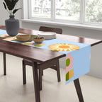 Girl with plants Table Runner Gallery Image 2